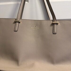 Kate Spade Beige Leather Tote